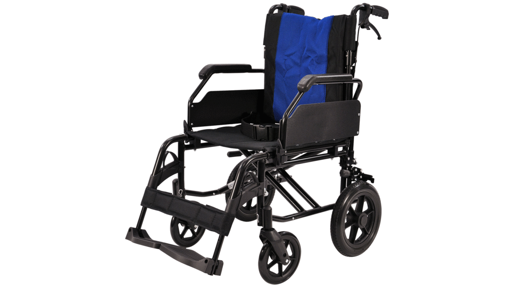 Greencare Easy1 Attendant Wheelchair | Gerald Simonds Healthcare
